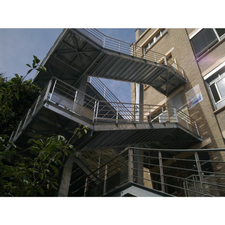 Escalier issue de secours | L'Echelle Européenne