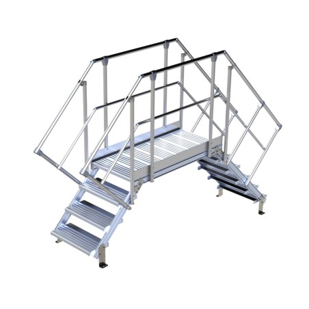 Passerelle de franchissement en kit PFK 45° Longueur 1400 mm | L'Echelle Européenne