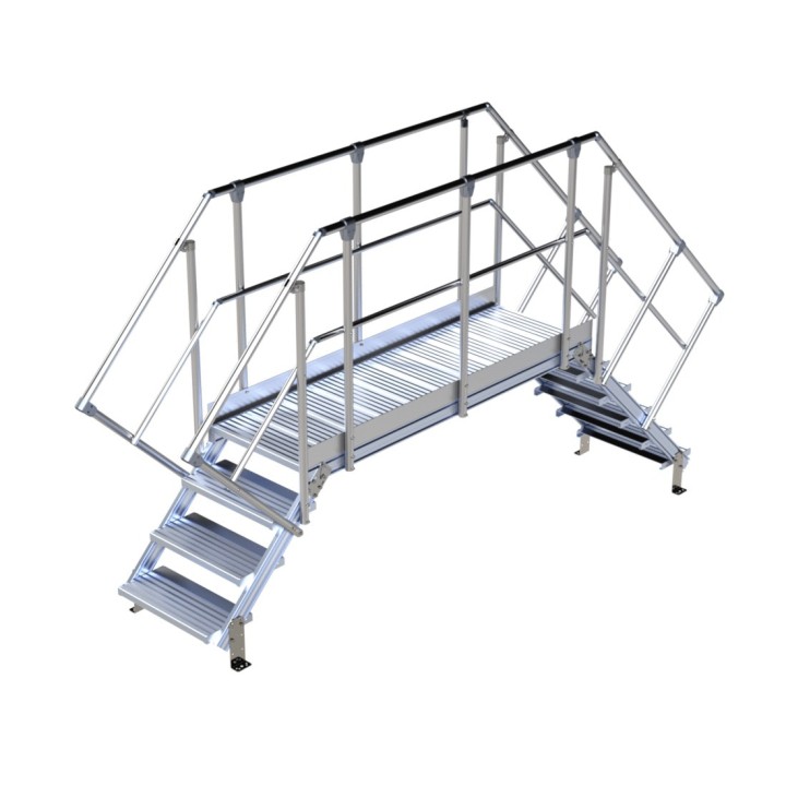 Passerelle de franchissement en kit  PFK 45° Longueur 2000 mm | L'Echelle Européenne