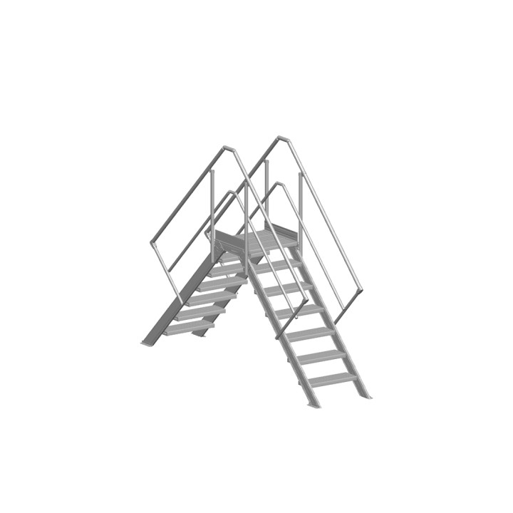 Passerelle de franchissement Leevel 45° Largeur 600 mm | L'Echelle Européenne
