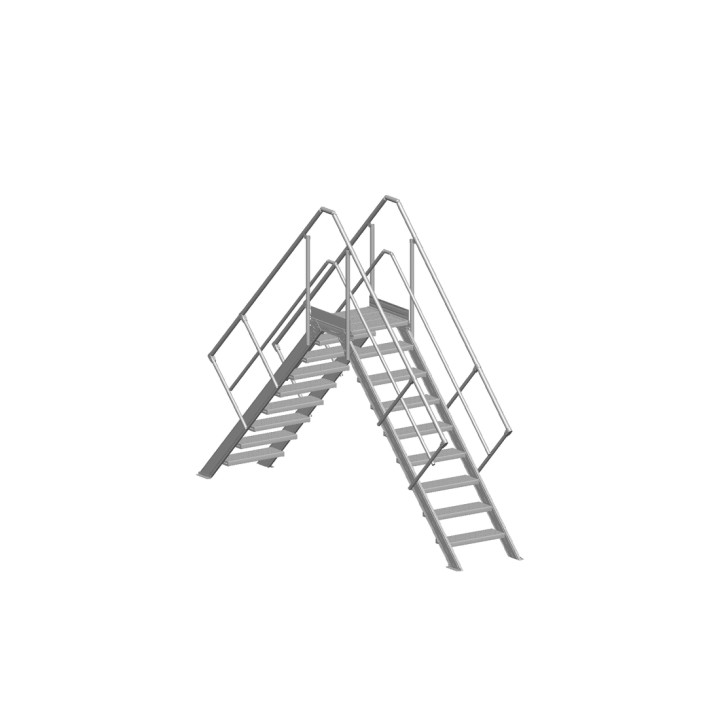 Passerelle de franchissement Leevel 45° Largeur 600 mm | L'Echelle Européenne