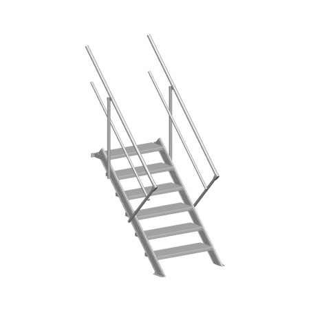 Escalier industriel 45° Largeur 800 mm | L'Echelle Européenne