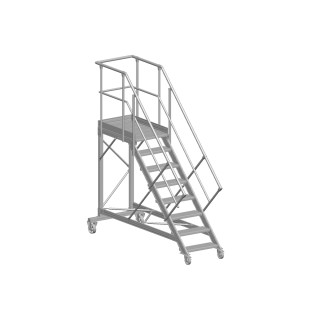 Plate-forme roulante 45° Largeur 600 mm | L'Echelle Européenne