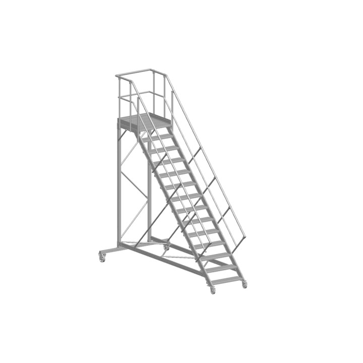 Plate-forme roulante 45° Largeur 800 mm | L'Echelle Européenne