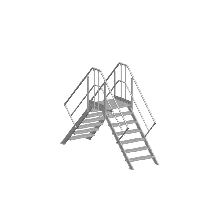 Passerelle de franchissement Leevel 45° Largeur 800 mm | L'Echelle Européenne