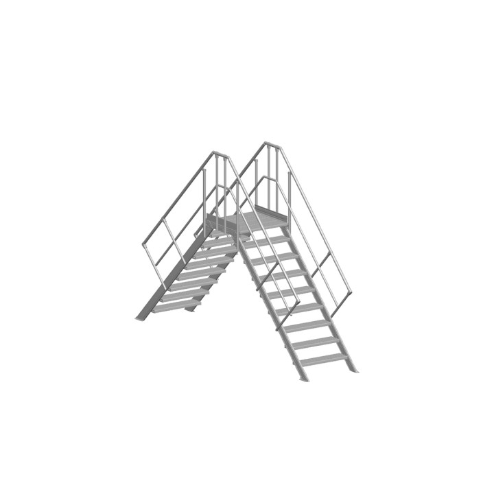 Passerelle de franchissement Leevel 45° Largeur 800 mm | L'Echelle Européenne