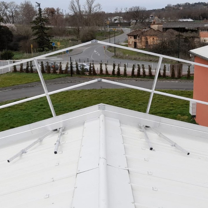 Fourniture et pose de garde-corps fixe pour toiture | L'Echelle Européenne