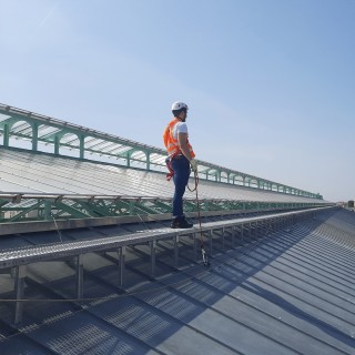 Fourniture et pose de ligne de vie toiture | L'Echelle Européenne