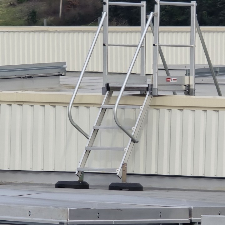 Passerelle de franchissement Leevel 60° Largeur 600 mm | L'Echelle Européenne