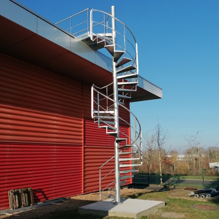 Fourniture et pose de d'escaliers de secours et ERP | L'Echelle Européenne