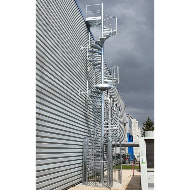 Fourniture et pose de d'escaliers de secours et ERP | L'Echelle Européenne