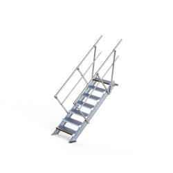 Escalier industriel 45° Largeur 600 mm