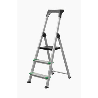 Escabeau Aluminium Super Plus – Stable, Léger et Sécurisé 3 à 8 marches | L'Echelle Européenne