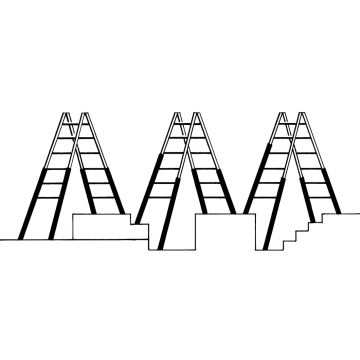 Echelle double pour escaliers | L'Echelle Européenne