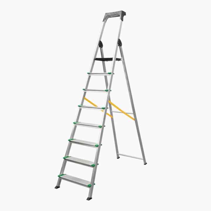 Escabeau Aluminium Super Plus – Stable, Léger et Sécurisé 3 à 8 marches | L'Echelle Européenne