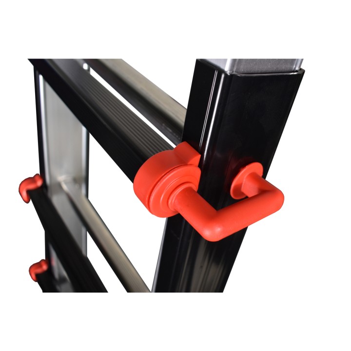 poignée en acier avec revêtement plastique