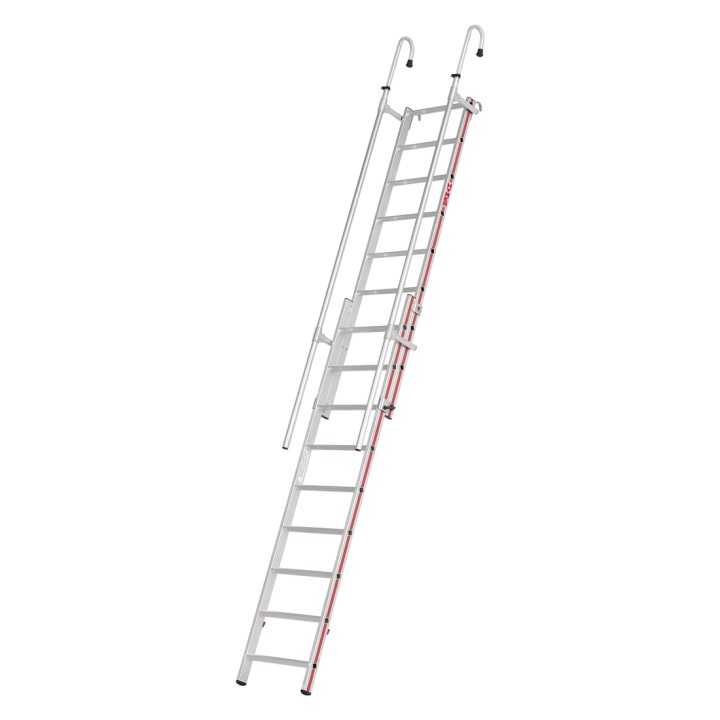 Echelle télescopique d'accès bungalows sécurisée à marches | L'Echelle Européenne