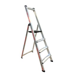 Escabeau simple professionnel 5 marches 80 mm PROSTEP