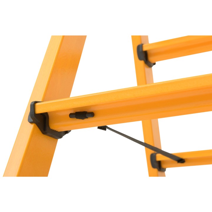Escabeau double en fibre avec plateforme