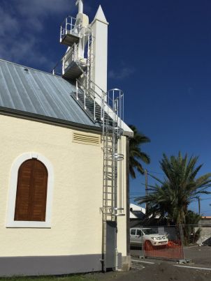 Echelle à crinoline à la reunion 974