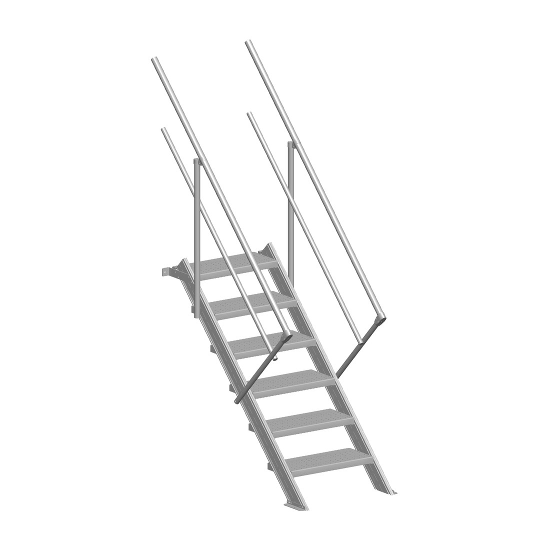 Escalier industriel 45° Largeur 600 mm