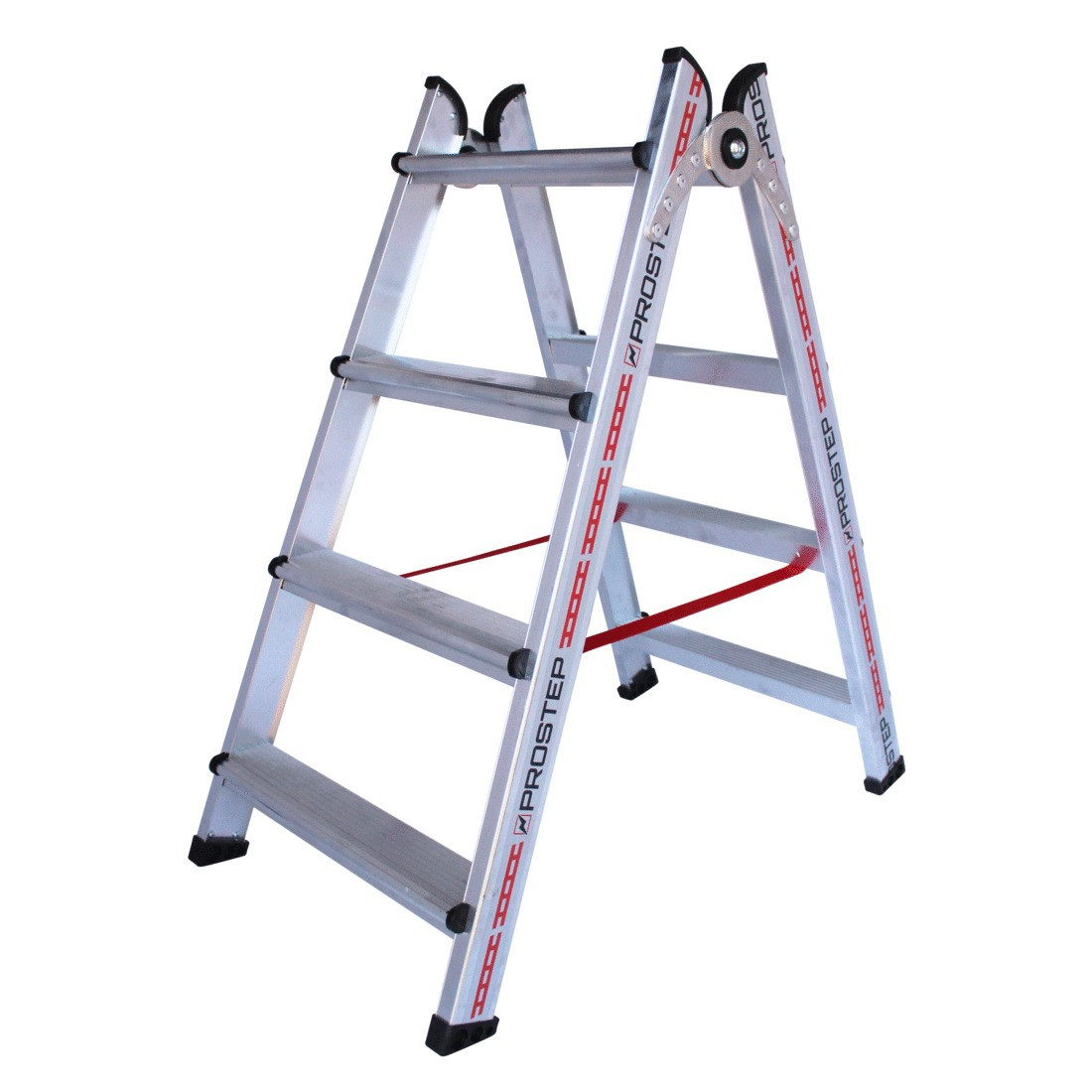 Escabeau double professionnel marches en 80 mm PROSTEP