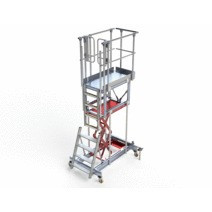 BEESAFE Plateforme de travail réglable en hauteur jusqu'à 2500 mm