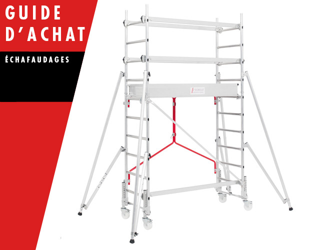 Échafaudage roulant MDS 75 x 190 x 10,2 m hauteur travail - Ladder-Steiger