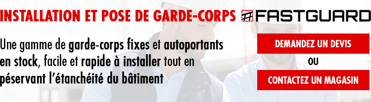 Installation et pose de garde-corps sur-mesure