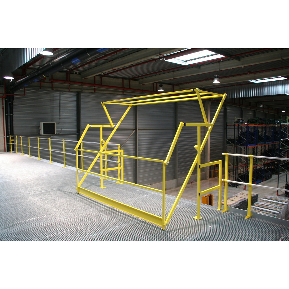 Barrière écluse type sas à volet