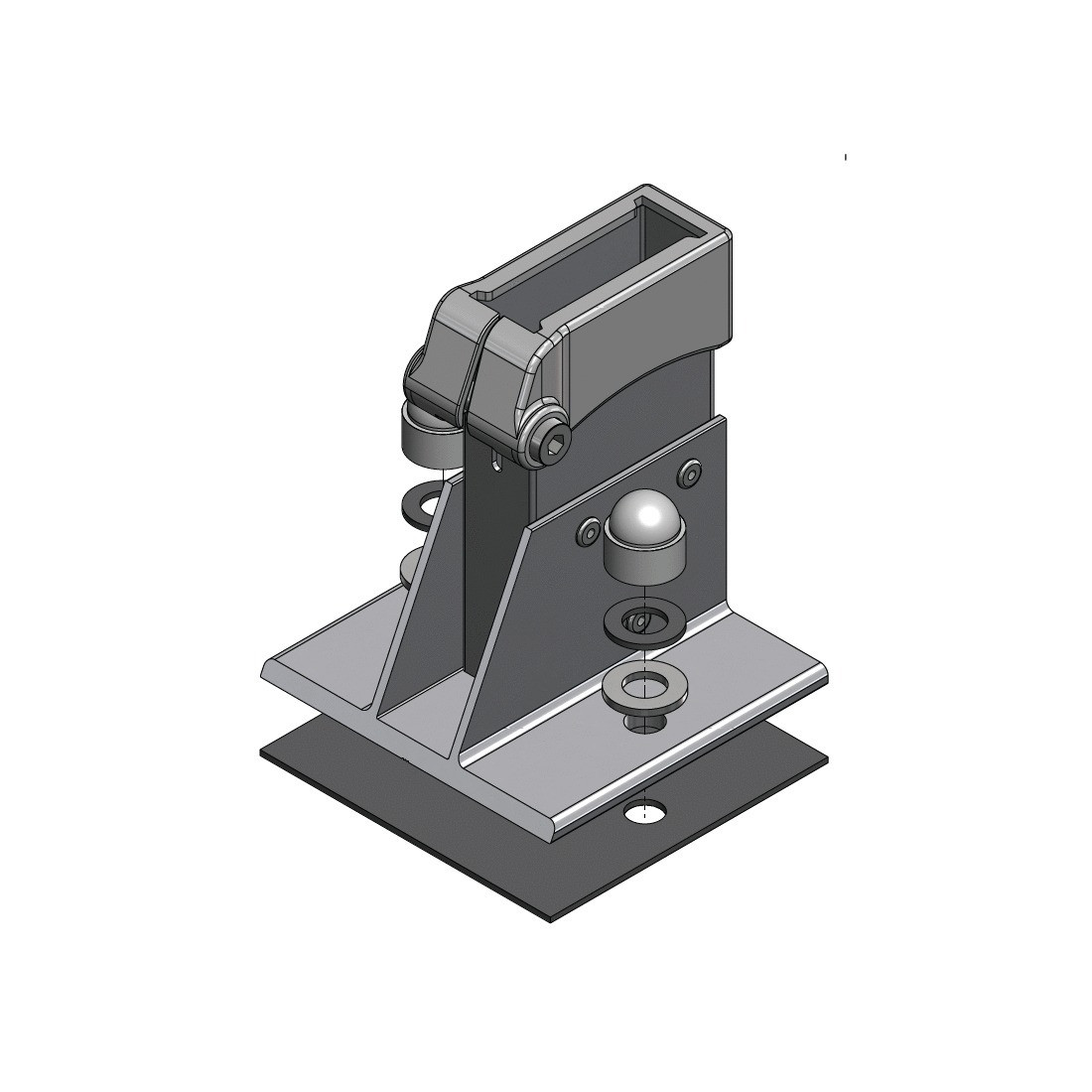 Kit étanchéité pour garde-corps FASTGUARD fixation à plat