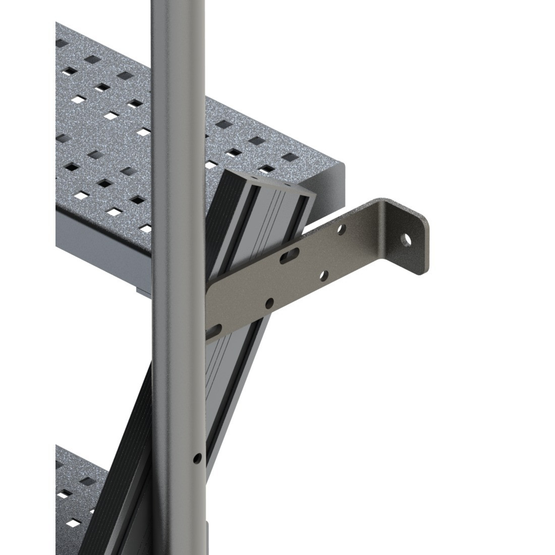 Escalier industriel 60° Largeur 800 mm