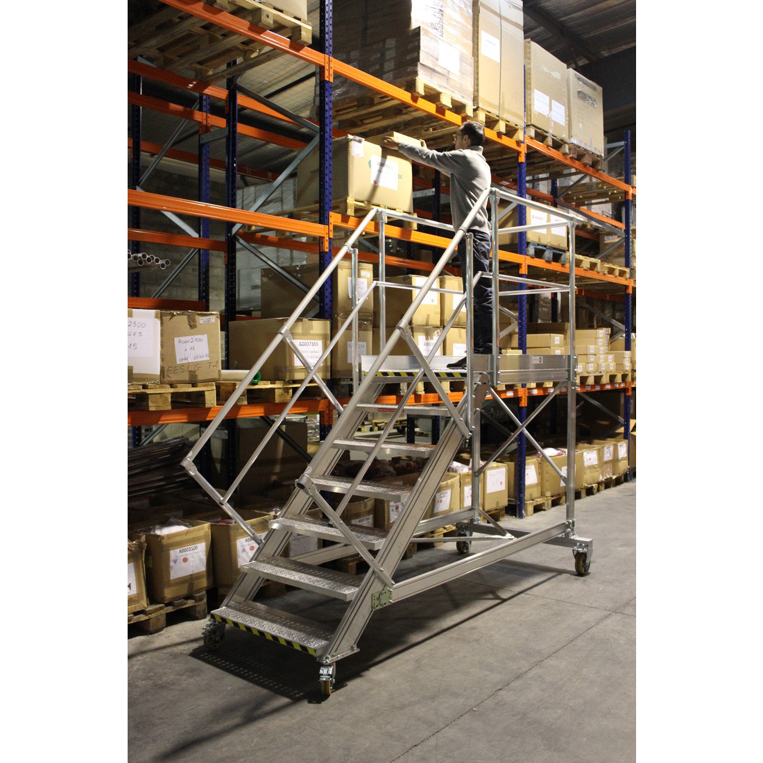 Plate-forme roulante 45° Largeur 800 mm