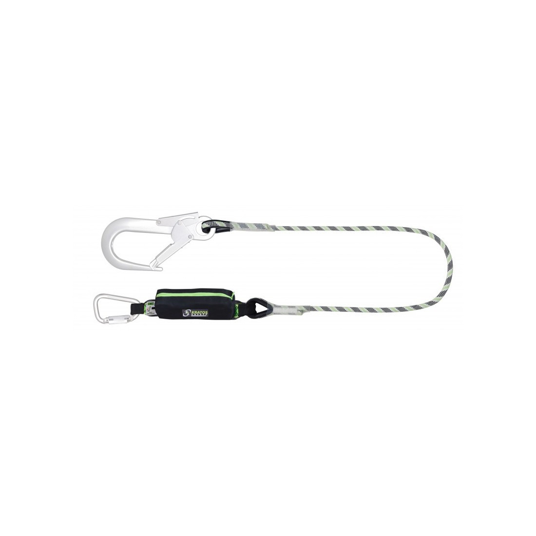 Longe simple CURIOSITY-S en corde avec absorbeur d'énergie
