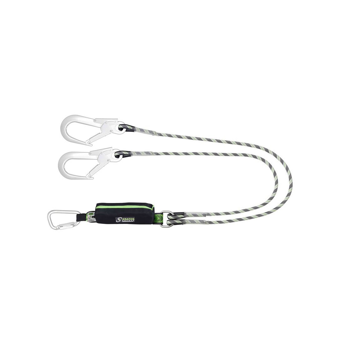 Longe double CURIOSITY-S en corde avec absorbeur d'énergie