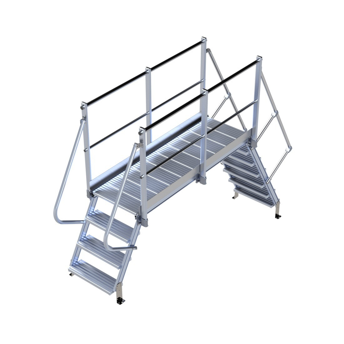 Passerelle de franchissement en kit PFK 60° Longueur 2000 mm