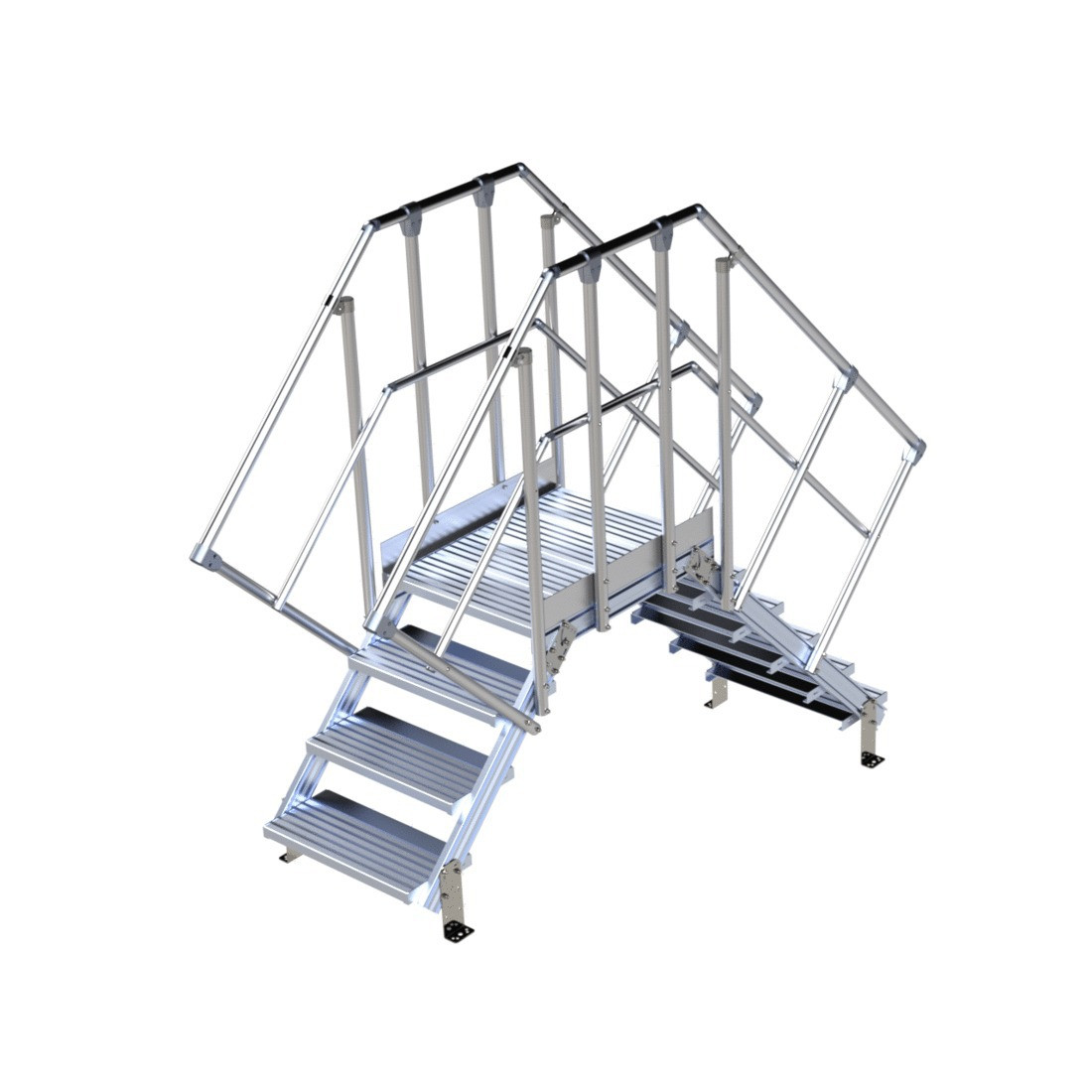 Passerelle de franchissement en kit PFK 45° Longueur 800 mm