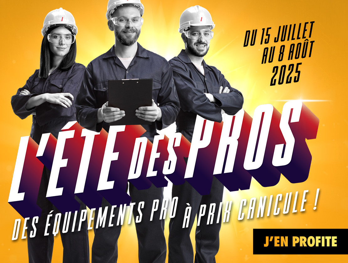 L'été des pros : Jusqu'à 30% de remise immédiate sur des équipements professionnels !